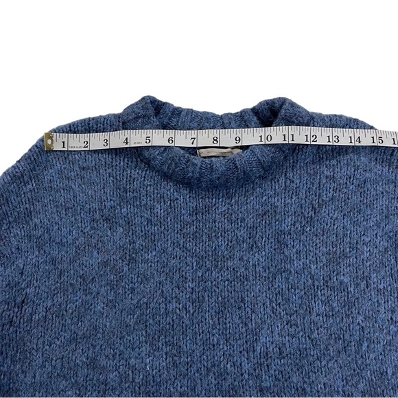 Urban Outfitters Women Heather Blue Knit Sweater Sz S Oversized Slouchy Crew - Picture 11 of 12